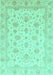 Oriental Turquoise Traditional Rug, abs4058turq