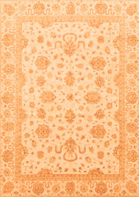 Oriental Orange Traditional Rug, abs4058org