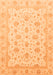 Oriental Orange Traditional Rug, abs4058org