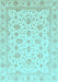 Oriental Light Blue Traditional Rug, abs4058lblu