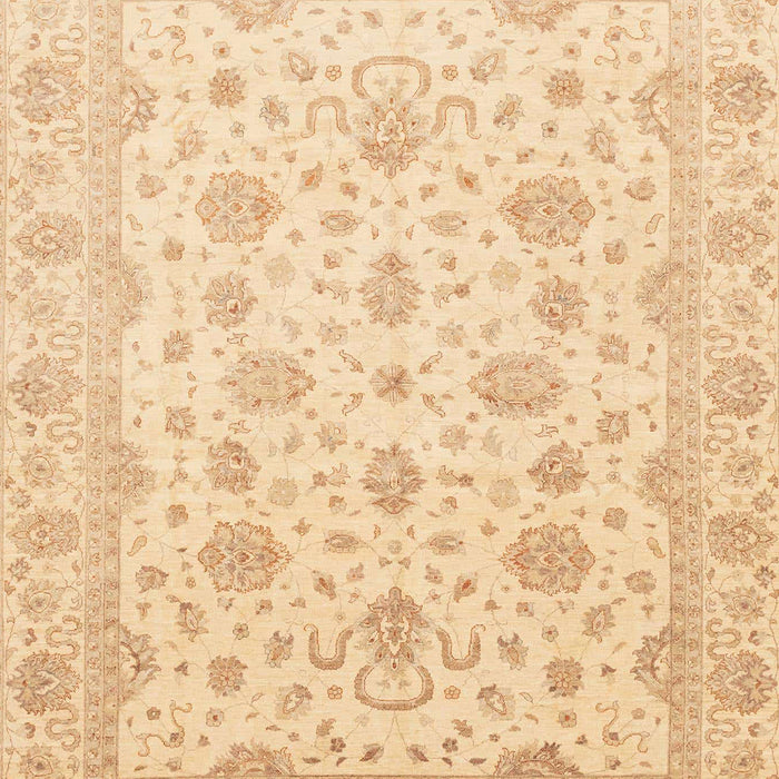 Machine Washable Abstract Brown Gold Rug, wshabs4058