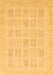 Machine Washable Abstract Brown Modern Rug, wshabs4059brn