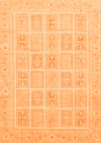 Abstract Orange Modern Rug, abs4059org