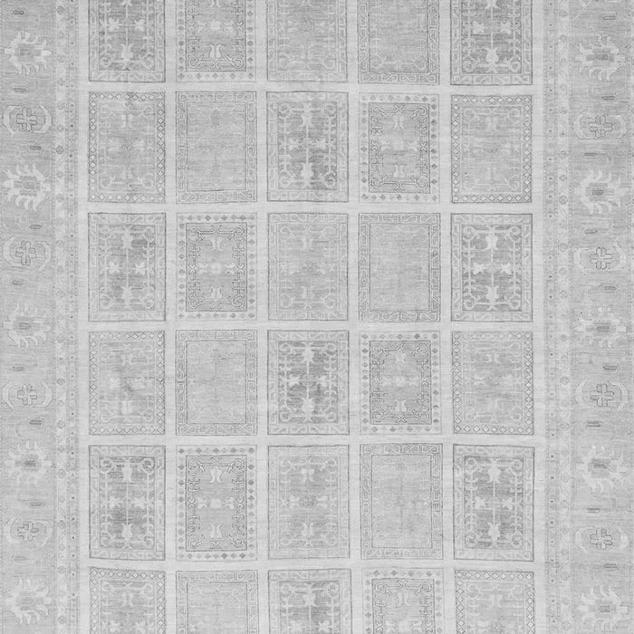 Machine Washable Abstract Gray Modern Rug, wshabs4059gry