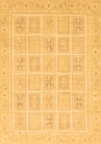 Abstract Brown Modern Rug, abs4059brn