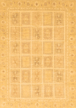 Abstract Brown Modern Rug, abs4059brn