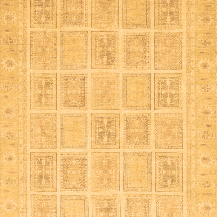 Abstract Brown Modern Rug, abs4059brn