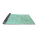 Sideview of Abstract Light Blue Modern Rug, abs4059lblu