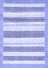 Solid Blue Modern Rug, abs405blu