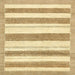 Square Abstract Sun Yellow Solid Rug, abs405