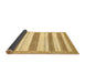 Sideview of Solid Brown Modern Rug, abs405brn