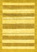 Solid Yellow Modern Rug, abs405yw