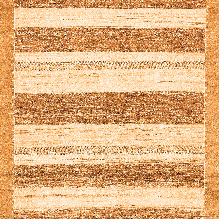 Solid Orange Modern Rug, abs405org