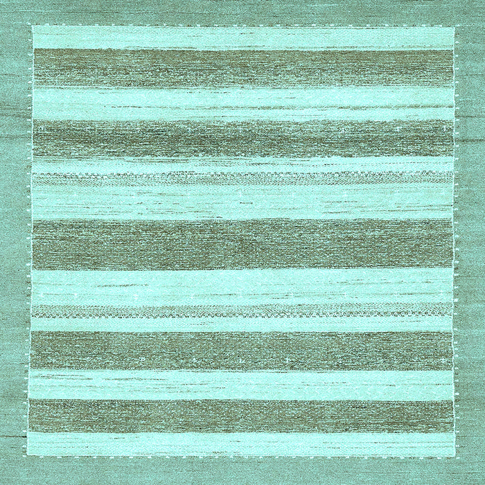 Square Solid Light Blue Modern Rug, abs405lblu