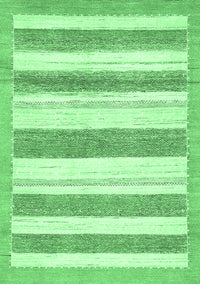 Solid Emerald Green Modern Rug, abs405emgrn