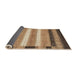 Sideview of Abstract Sangria Brown Modern Rug, abs406