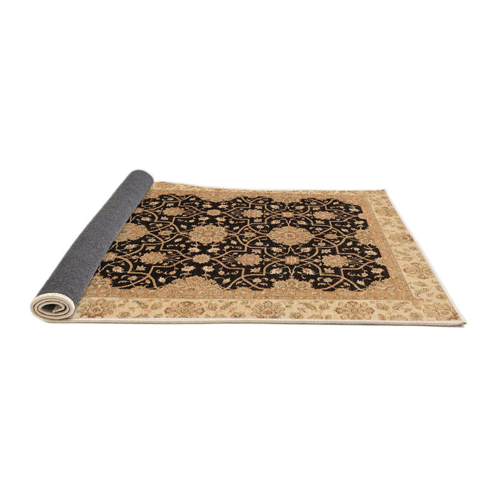 Sideview of Abstract Sangria Brown Oriental Rug, abs4060