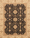 Abstract Sangria Brown Oriental Rug, abs4060