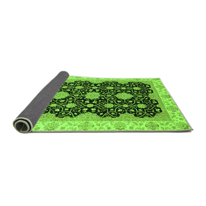 Sideview of Oriental Green Traditional Rug, abs4060grn