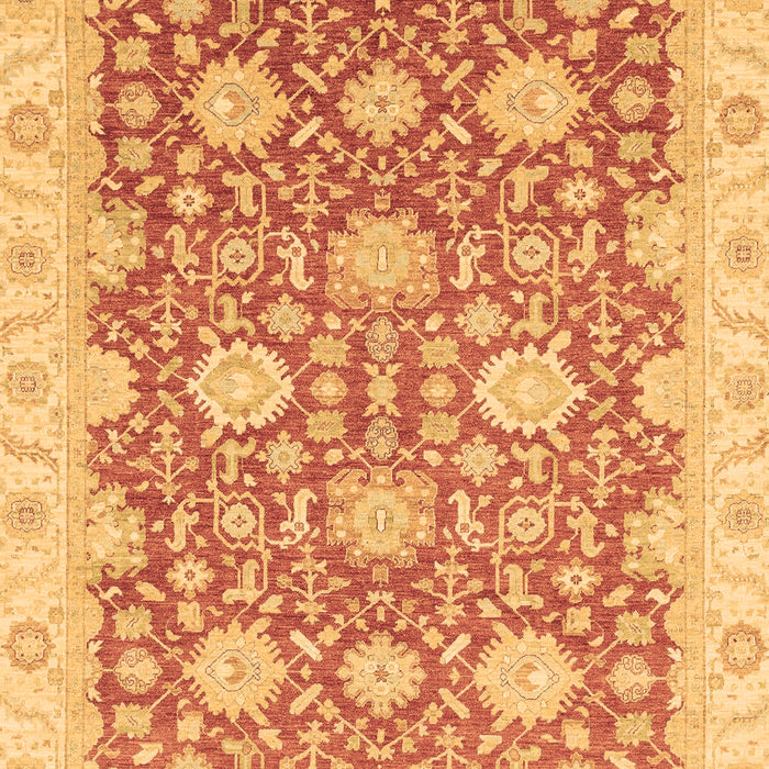 Machine Washable Oriental Brown Traditional Rug, wshabs4061brn