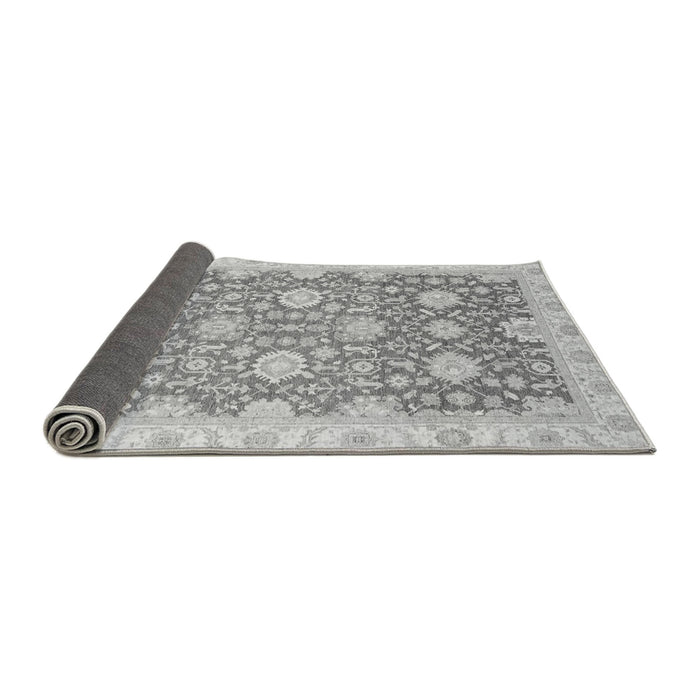 Sideview of Oriental Gray Traditional Rug, abs4061gry
