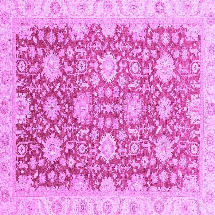 Square Oriental Purple Traditional Rug, abs4061pur