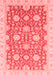 Oriental Red Traditional Area Rugs