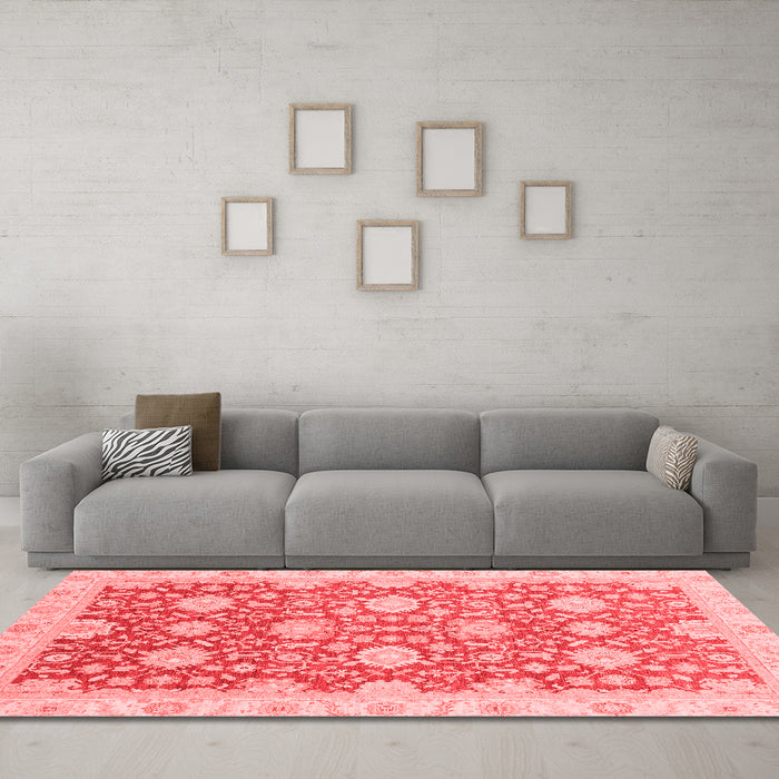 Traditional Red Washable Rugs