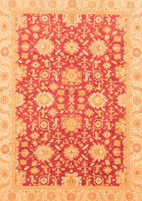 Oriental Orange Traditional Rug, abs4061org