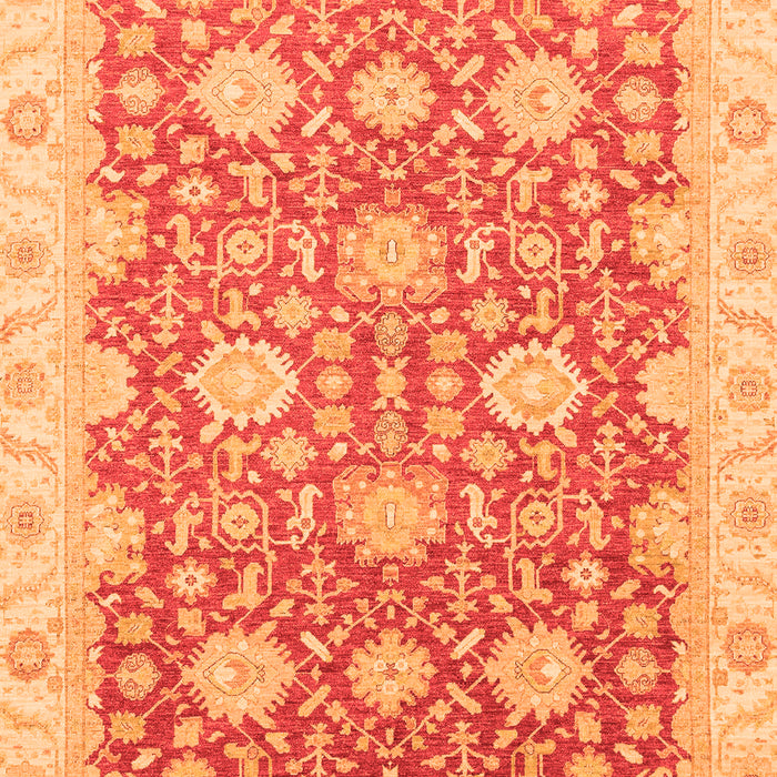 Oriental Orange Traditional Rug, abs4061org