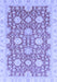 Machine Washable Oriental Blue Traditional Rug, wshabs4061blu