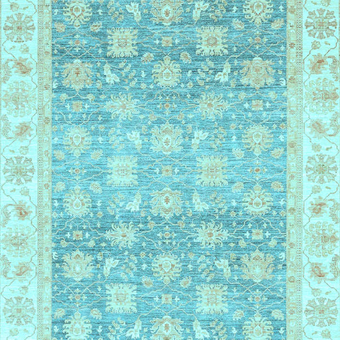 Oriental Light Blue Traditional Rug, abs4062lblu