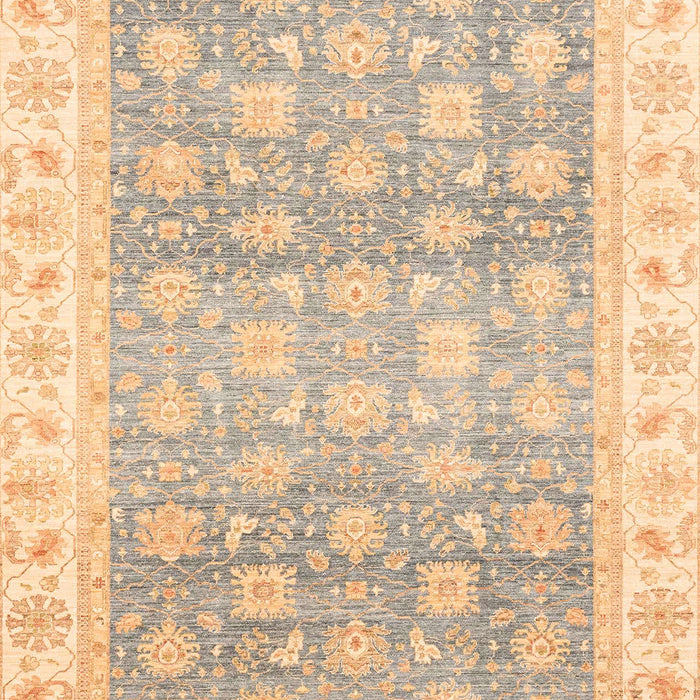 Machine Washable Abstract Brown Gold Rug, wshabs4062