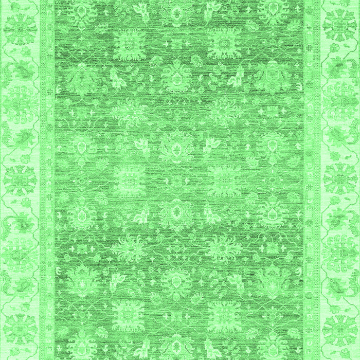 Oriental Emerald Green Traditional Rug, abs4062emgrn