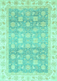 Oriental Turquoise Traditional Rug, abs4062turq