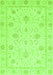 Oriental Green Traditional Rug, abs4063grn