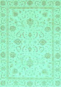 Oriental Turquoise Traditional Rug, abs4063turq