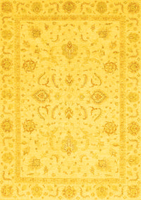 Oriental Yellow Traditional Rug, abs4063yw