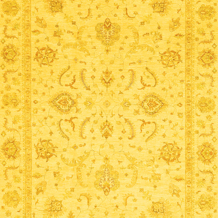 Oriental Yellow Traditional Rug, abs4063yw