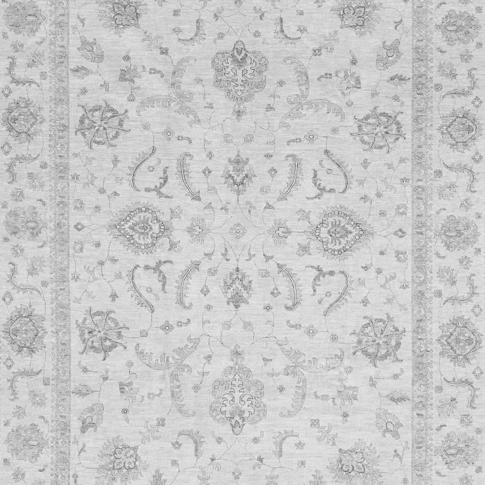 Machine Washable Oriental Gray Traditional Rug, wshabs4063gry