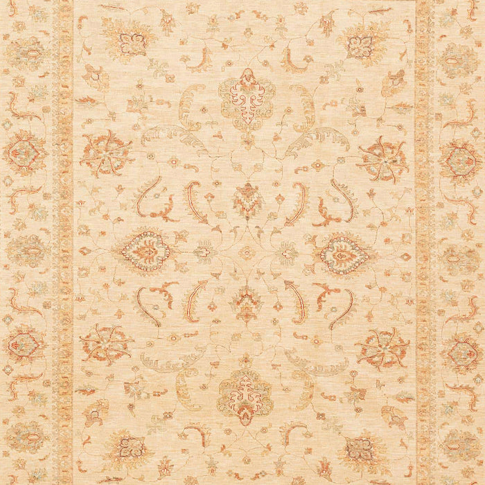 Abstract Brown Gold Oriental Rug, abs4063