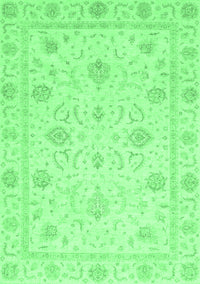 Oriental Emerald Green Traditional Rug, abs4063emgrn