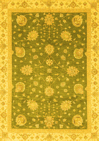 Oriental Yellow Traditional Rug, abs4064yw