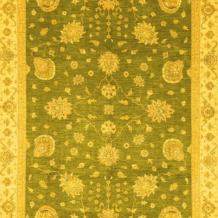 Oriental Yellow Traditional Rug, abs4064yw