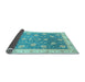 Sideview of Oriental Light Blue Traditional Rug, abs4064lblu