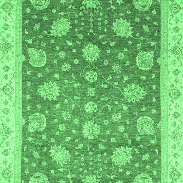 Oriental Emerald Green Traditional Rug, abs4064emgrn
