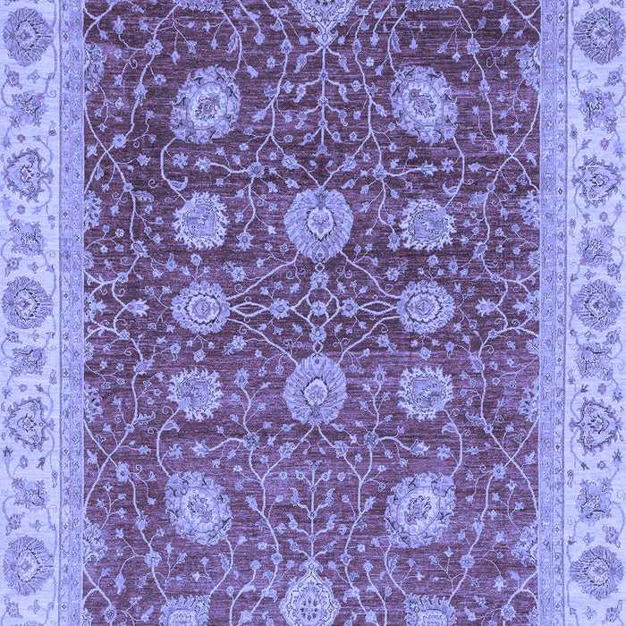 Machine Washable Oriental Blue Traditional Rug, wshabs4065blu