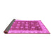 Sideview of Oriental Purple Traditional Rug, abs4065pur