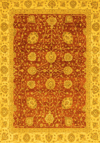 Oriental Yellow Traditional Rug, abs4065yw