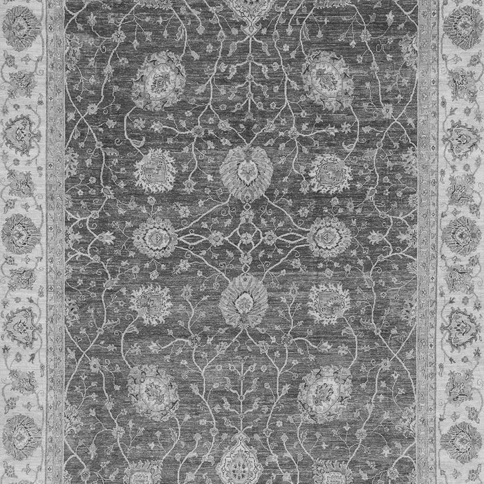 Machine Washable Oriental Gray Traditional Rug, wshabs4065gry